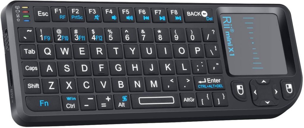 Rii 2.4G Mini Wireless Keyboard with Touchpad Mouse