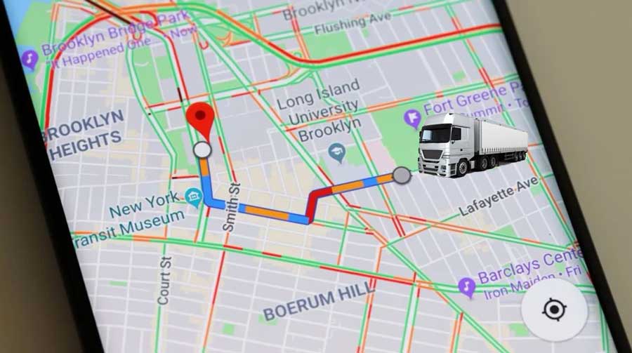 truck nabvigation in google maps