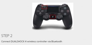 How to connect PS4 controller to smartphone or tablet to play games