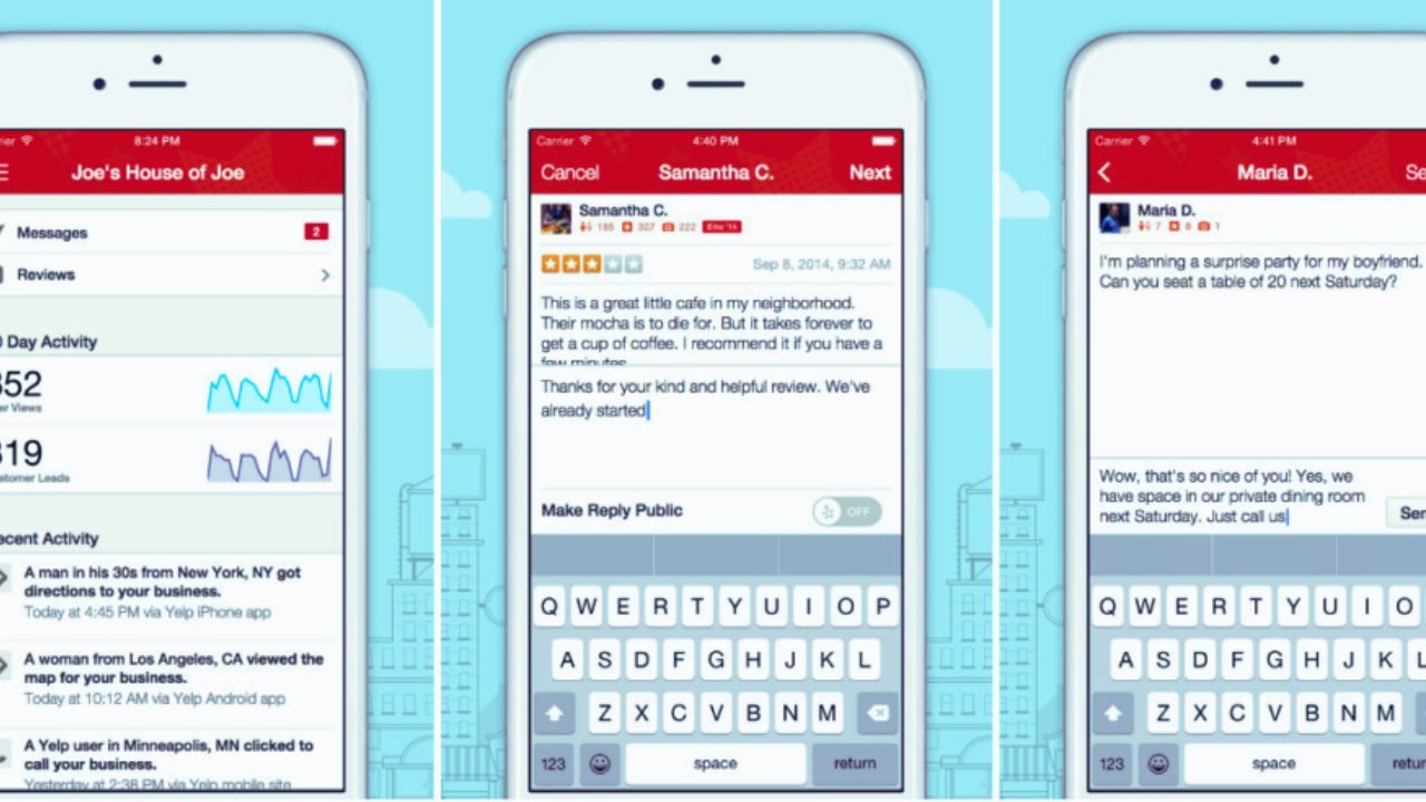 Yelp for Business App: Manage Your Business's Online Reputation
